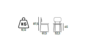 GGA Grande Distribuzione | attrezzature ristorazione-Sedia Loussiana GGA Grande Distribuzione | attrezzature ristorazione-Sedia Loussiana