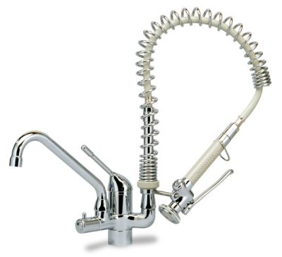 Gruppi doccia prelavaggio stoviglie misure ridotte