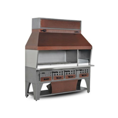 Barbecue/griglie a carbonella a parete
