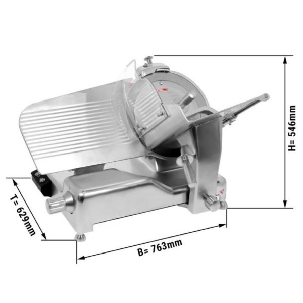 Affettatrice a gravità - lama Ø 350mm - 400 W - 763 x 629 x 546 mm