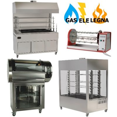 Girarrosto - Gas / Elettrico / Carbone / Legna