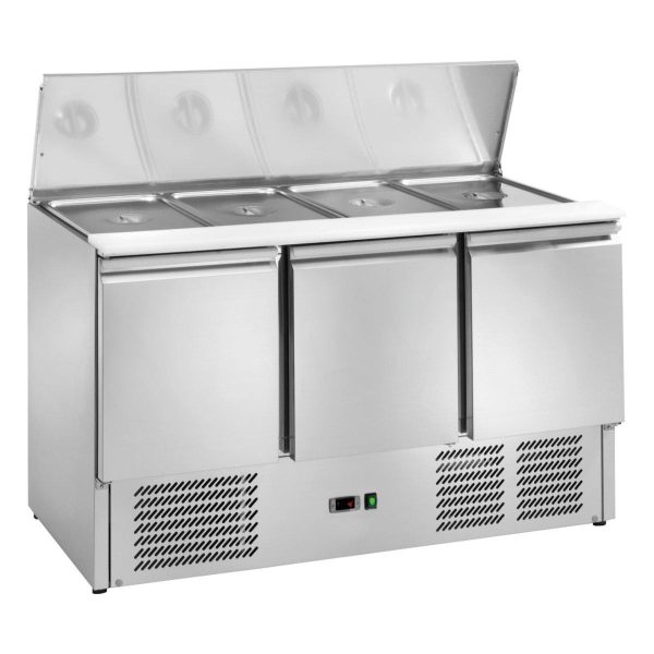 Saladette refrigerata statica GN1/1 Temperatura +2 ÷ +8°C mm 1365x700x876h