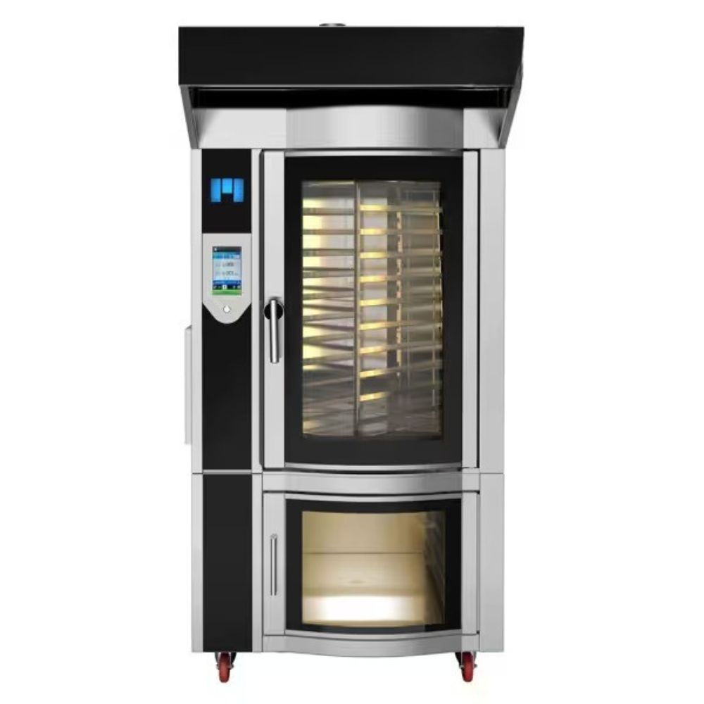 Forno elettrico rotante a convezione per panetteria con funzione vapore - Touch - 12-15x EN 600x400 - incl. sistema di lavaggio